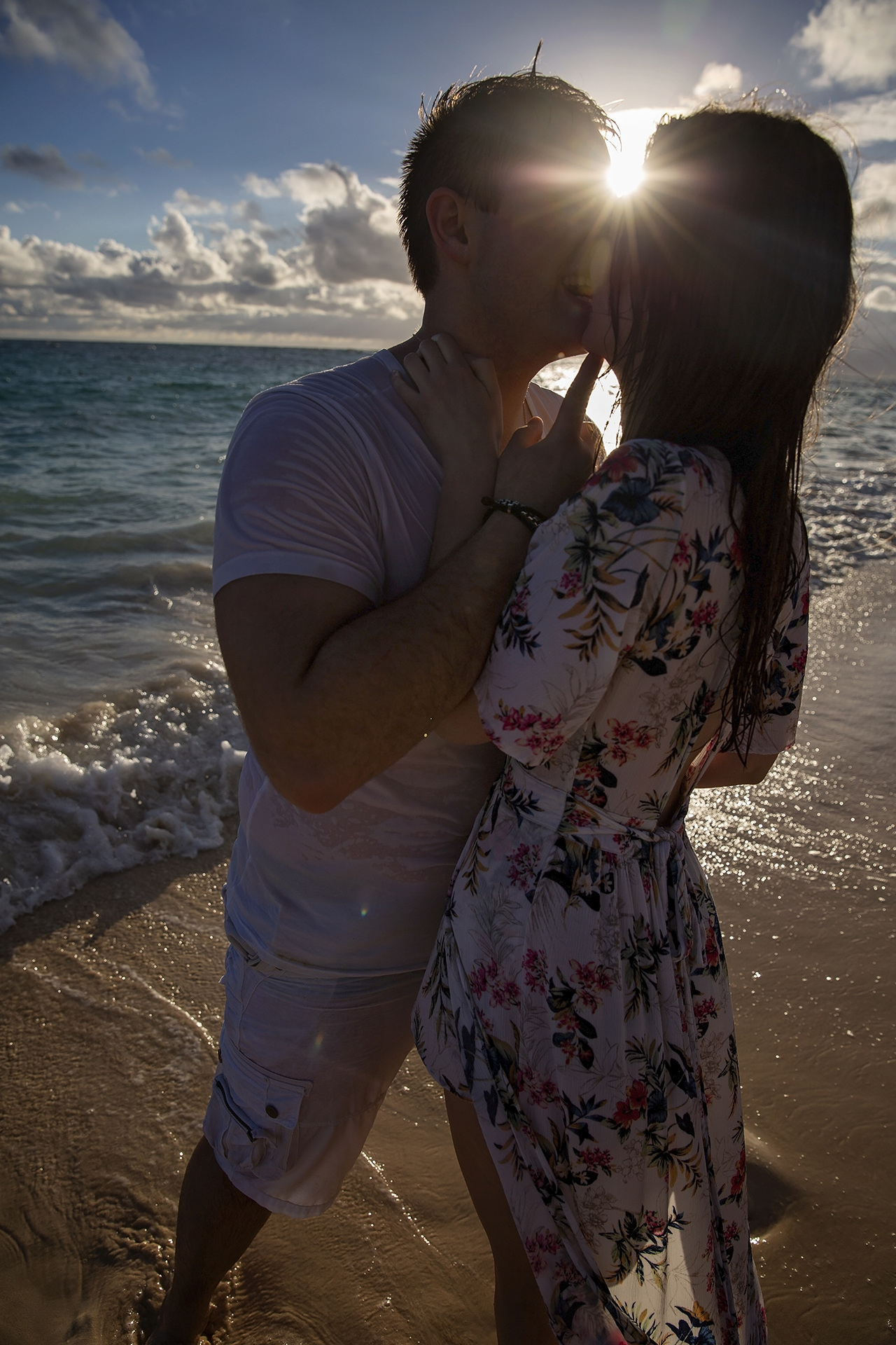 punta cana wedding photographer photoshoot on a beach with bride and groom 36